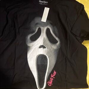 Ghost Face Black Graphic Tee